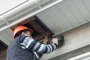 Trade Medics - Cleveland, Ohio Soffit installation project
